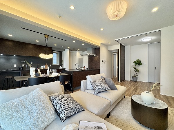 イトーピア白金高輪壱番館_広々としたLDKの写真