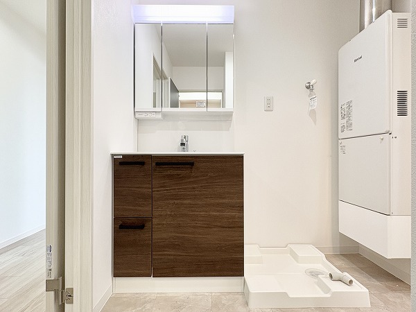 エクセルシオール世田谷桜丘_清潔感のあるパウダールームの写真