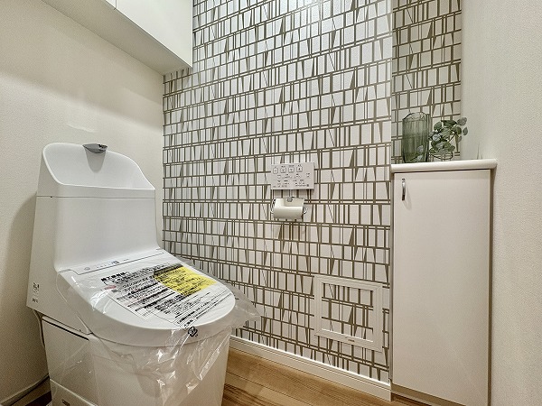 アージョ桜新町_北欧風デザインのトイレの写真