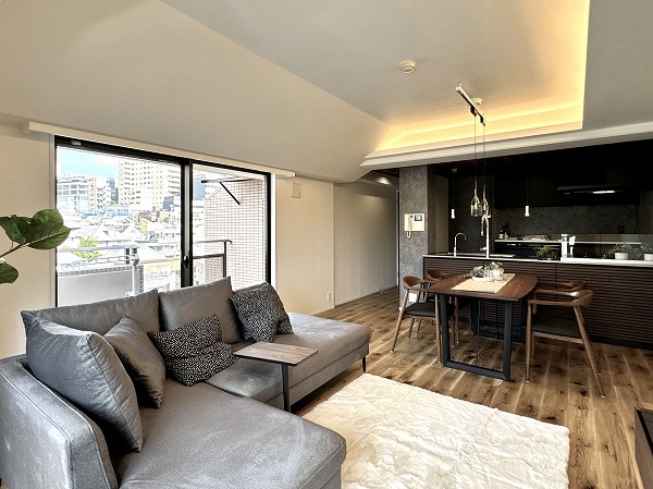 朝日マンション目黒_LDKの写真4