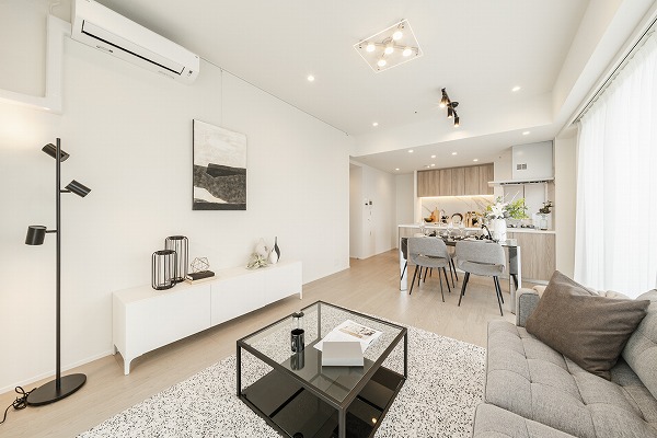 パークタワー品川ベイワード_お洒落なLDKの写真