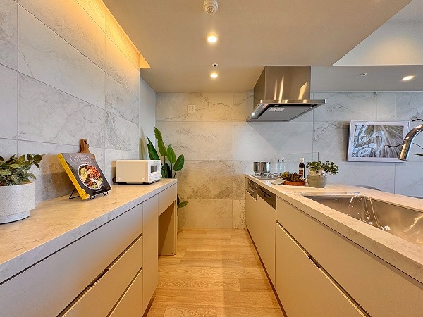 テラス渋谷美竹_リノベーション済みのキッチンの写真