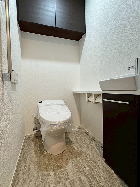 シティハウス広尾南_清潔感のあるトイレの写真