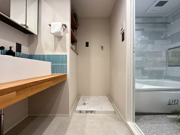 碑文谷マンション_サニタリールームの写真