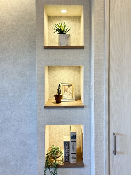 アールヴェール文京大塚公園_ウォールシェルフの写真