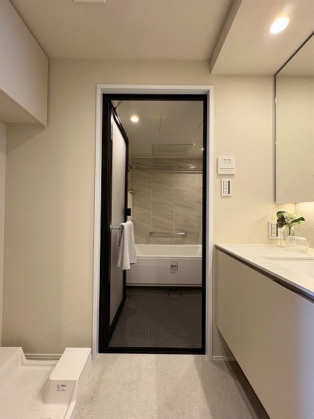 テラス渋谷美竹_清潔感のあるパウダールームの写真