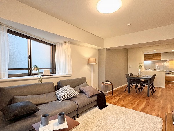 朝日ツイン目黒_広々としたメインルームの写真