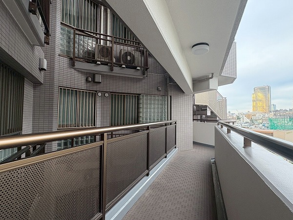 朝日ツイン目黒　外廊下