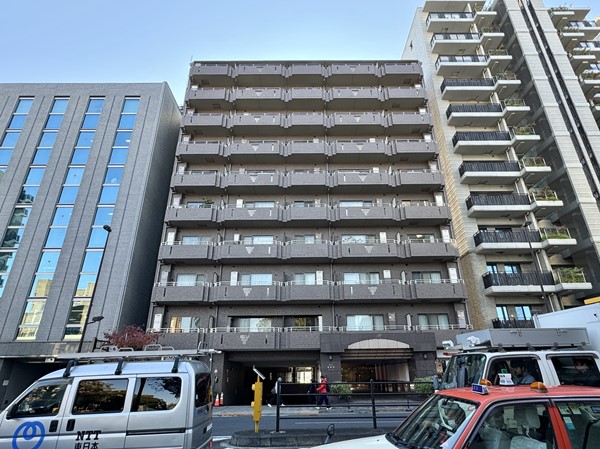 朝日白金台マンション　外観　正面