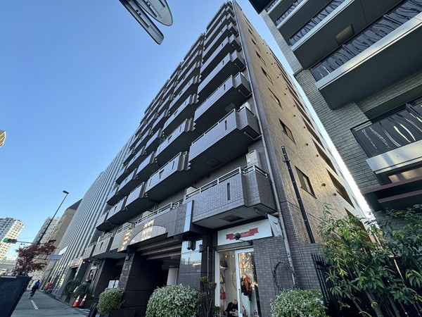 朝日白金台マンション　外観　斜め