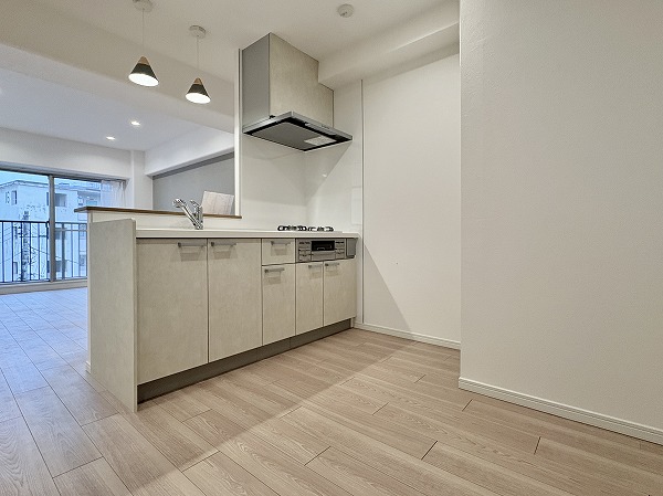 コートハウス東品川_広いキッチンの写真