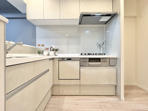 ライオンズシティ幡ヶ谷弐番館_リノベーション済みのキッチンの写真