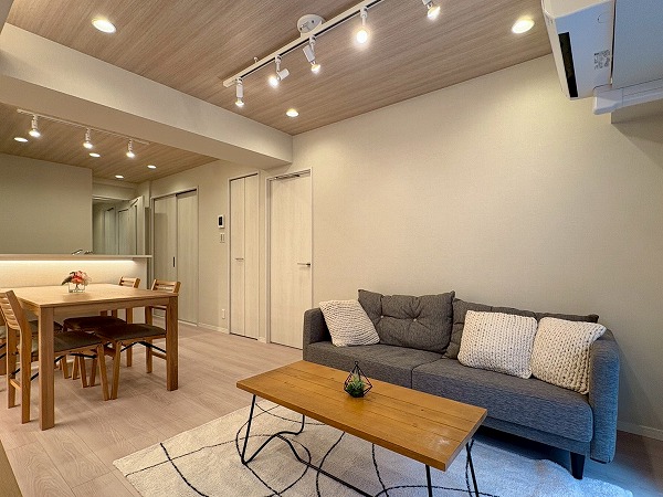 さんろーどダイヤモンドマンション_広々したLDKの写真