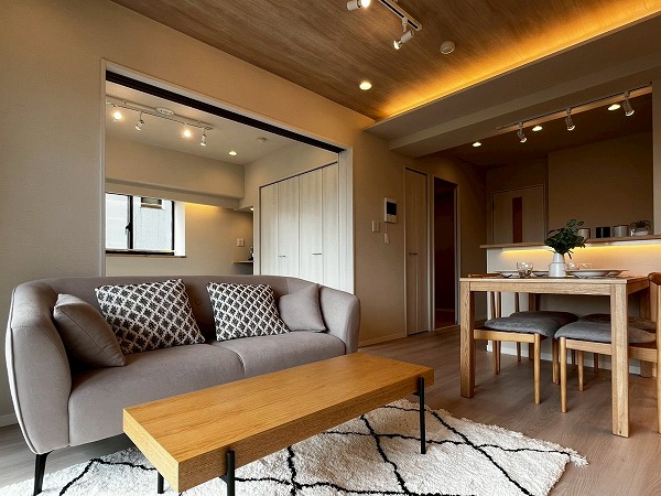 モナーク碑文谷_家具付きのLDKの写真