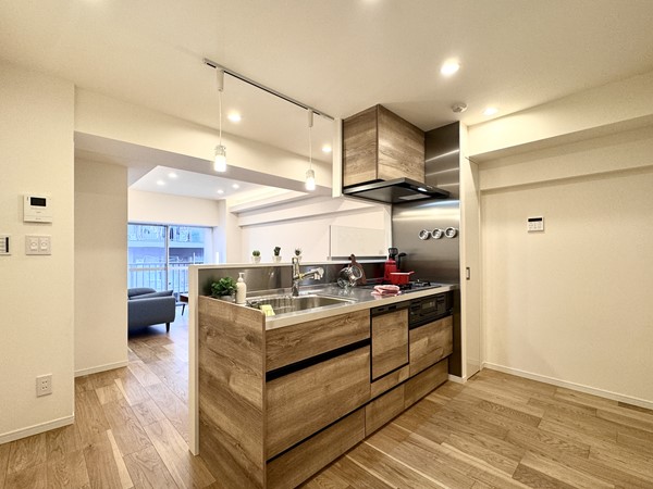 西蒲田スカイハイツ_対面キッチンの写真 