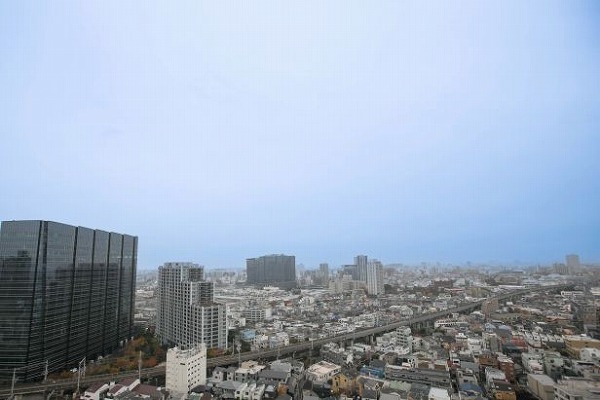 大崎ウエストシティタワーズE棟_バルコニーからの眺望の写真