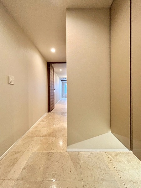 プレミスト赤坂檜町公園_大理石調の玄関の写真
