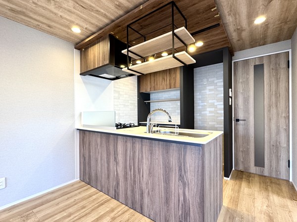 財形第3御殿山マンション_対面キッチンの写真