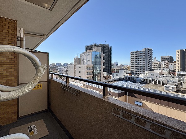 ライオンズマンション西蒲田_西向きのバルコニーの写真