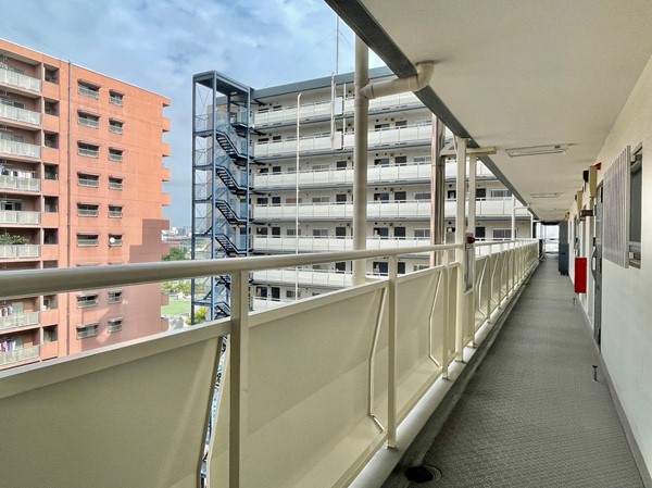 大森ハイツ(大田区) 外廊下