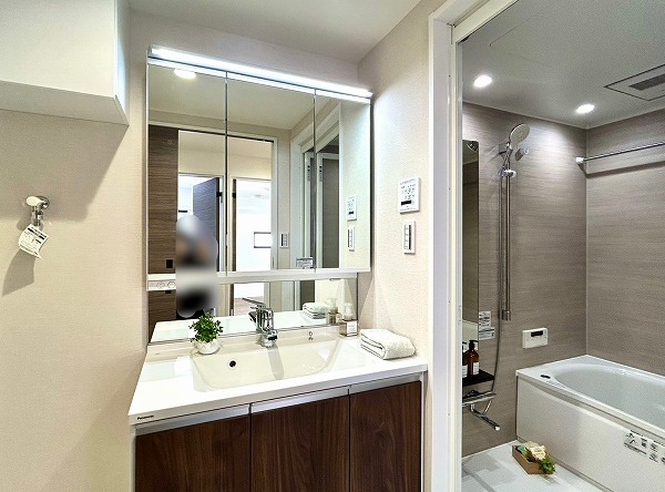 ベルハイム西荻第3_清潔感のあるパウダールームの写真