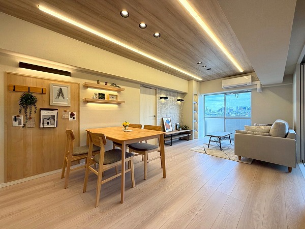 ミニカムマンション_リビングダイニングキッチンの写真