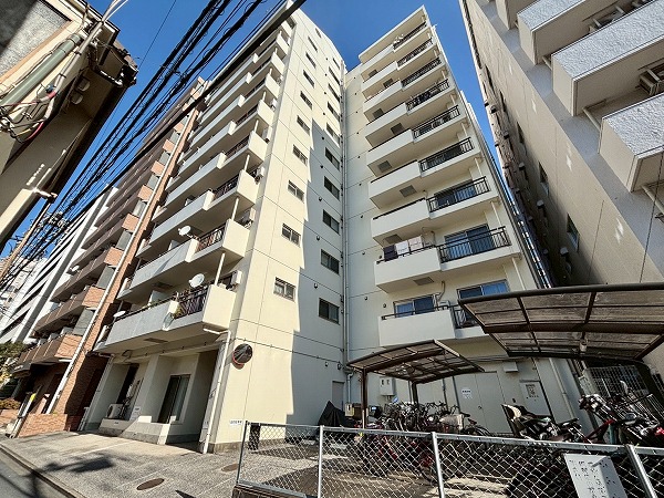 サンビューハイツ音羽　外観　裏手