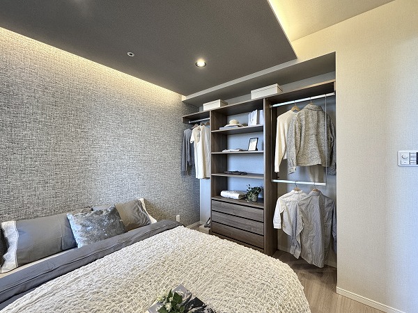 クレストプライムタワー芝_寝室の写真2