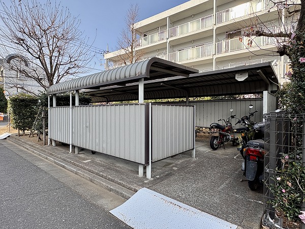 上野毛リッツハウス A館 駐輪場/バイク置き場