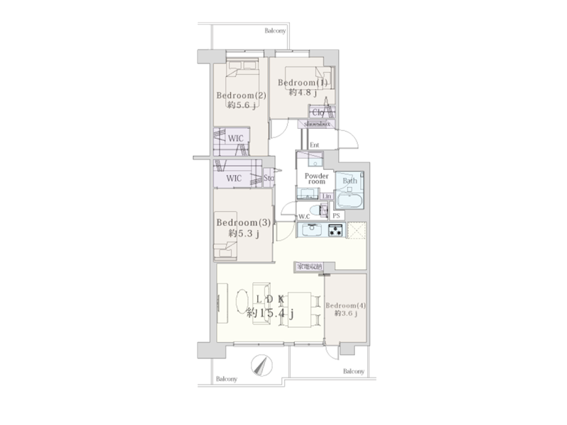 多摩川ハイム1号棟