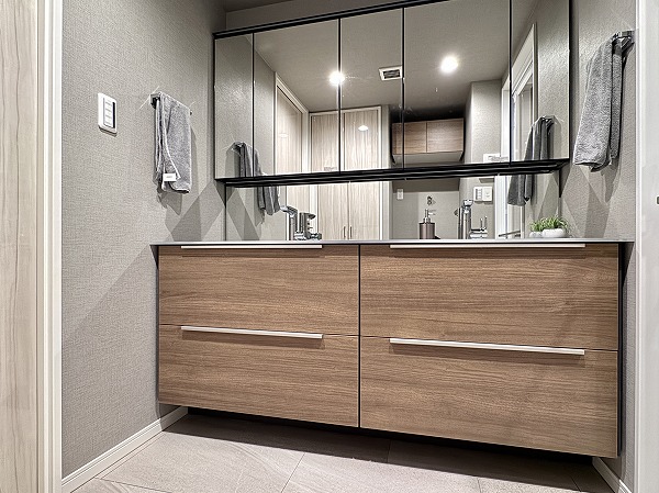 クレストプライムタワー芝_洗面化粧台の写真